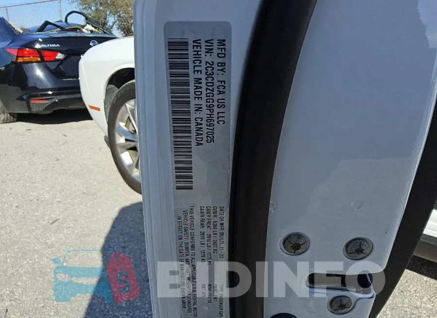 2C3CDZGG9PH697025 Photo# 12