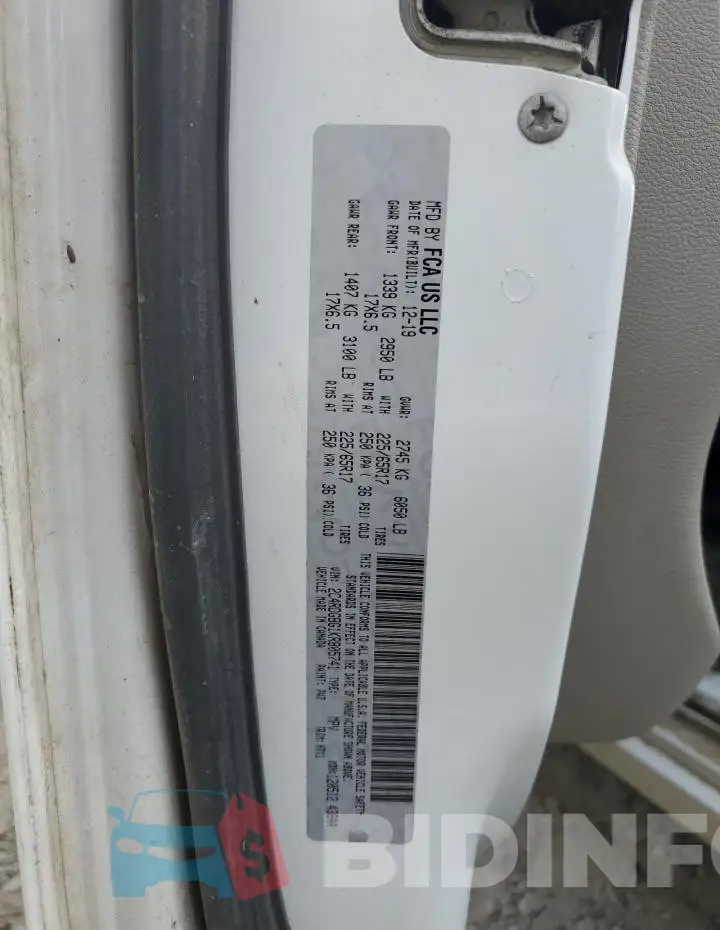 2C4RDGBG1KR805741 Photo# 13