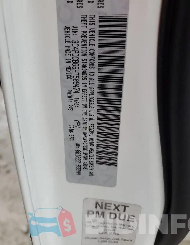 3C4PDCBG6HT509474 Photo# 13