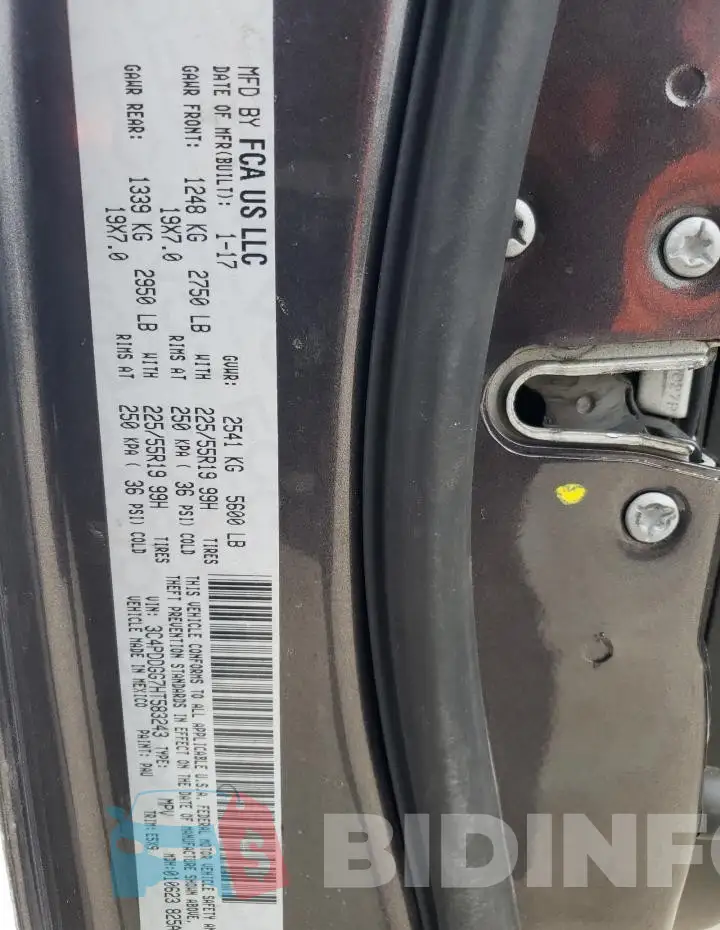 3C4PDDGG7HT583243 Photo# 13