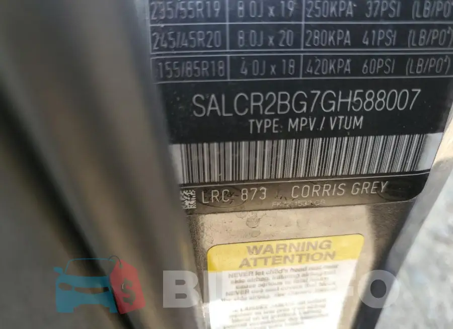 SALCR2BG7GH588007 Photo# 12