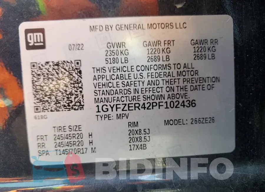 1GYFZER42PF102436 Photo# 12
