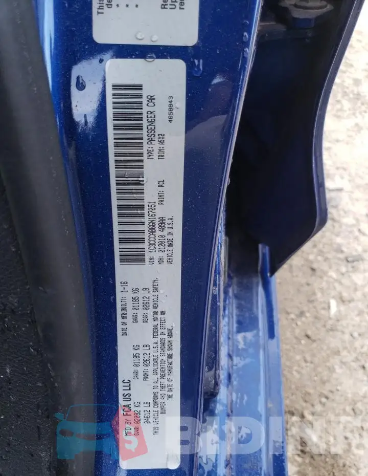 1C3CCCAB6GN167051 Photo# 12