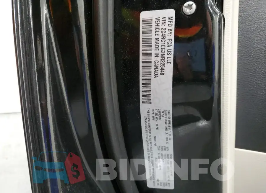 2C4RC1CG2NR225448 Photo# 14