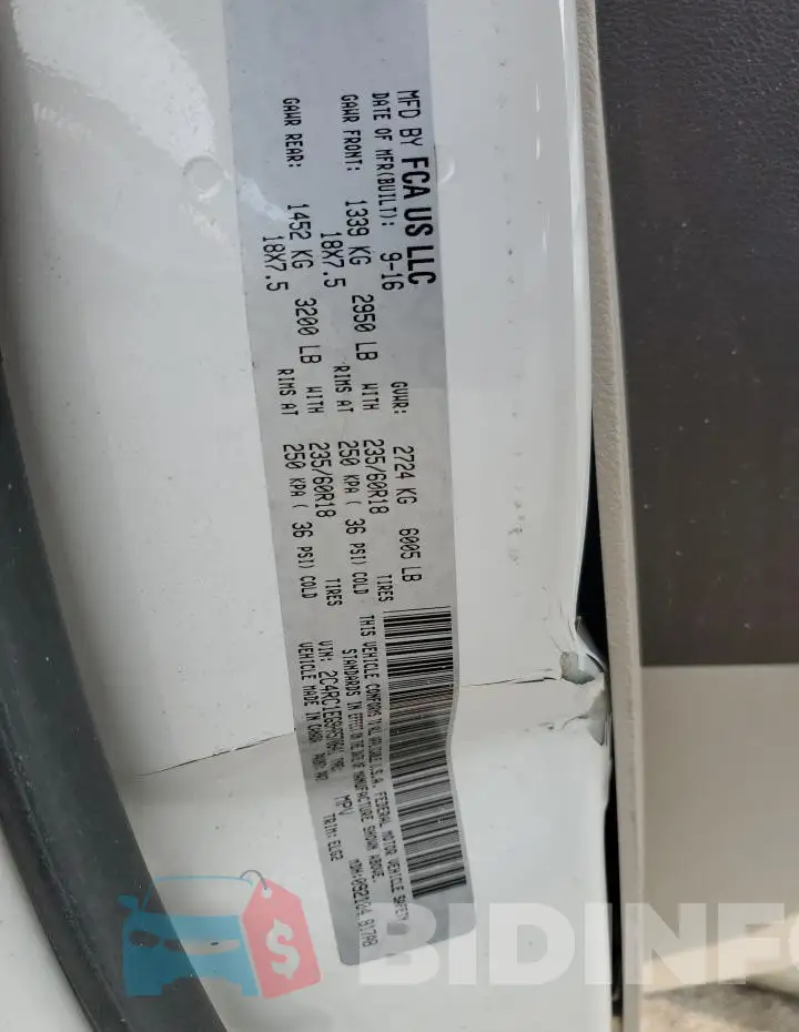 2C4RC1EG9HR570641 Photo# 13