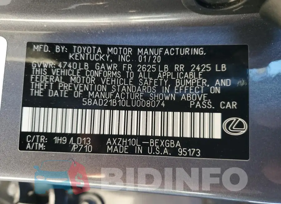 58AD21B10LU008074 Photo# 12