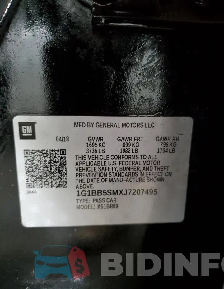 1G1BB5SMXJ7207495 Photo# 12