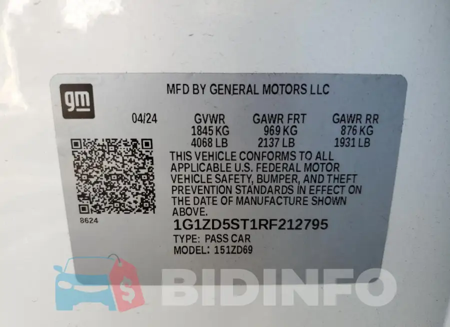 1G1ZD5ST1RF212795 Photo# 13