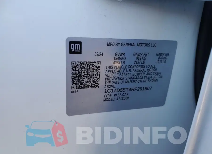 1G1ZD5ST4RF201807 Photo# 12