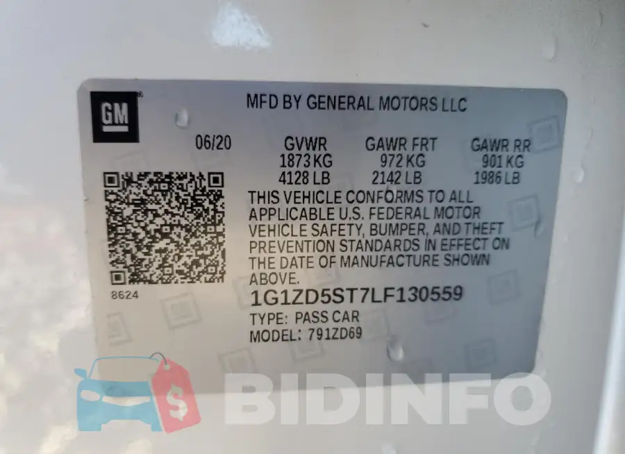 1G1ZD5ST7LF130559 Photo# 13