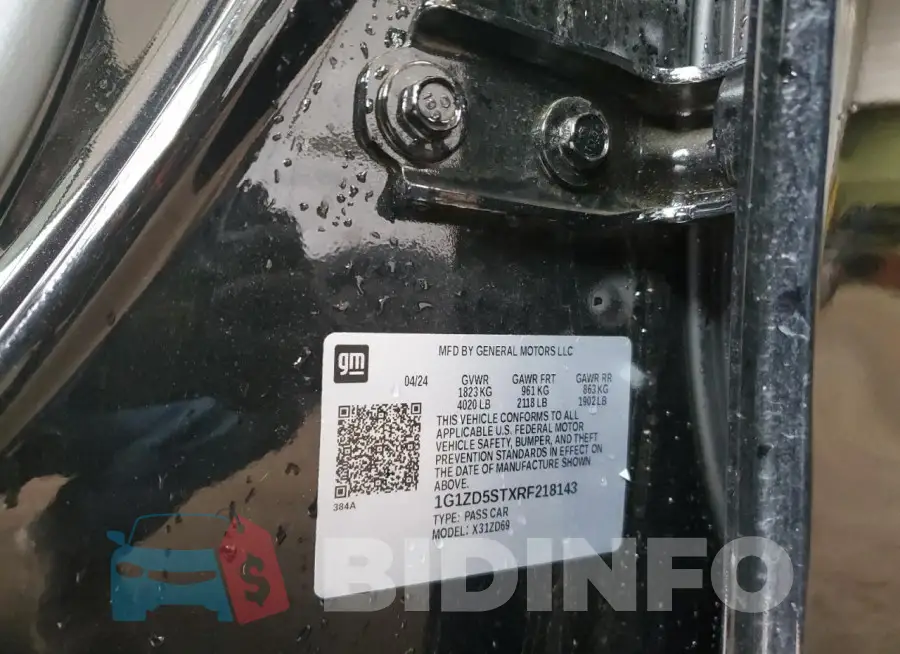 1G1ZD5STXRF218143 Photo# 12