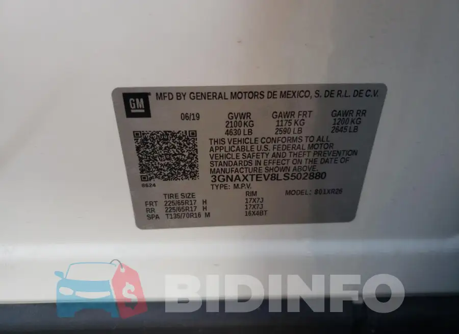 3GNAXTEV8LS502880 Photo# 12