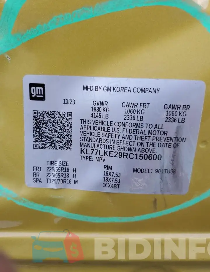 KL77LKE29RC150600 Photo# 13
