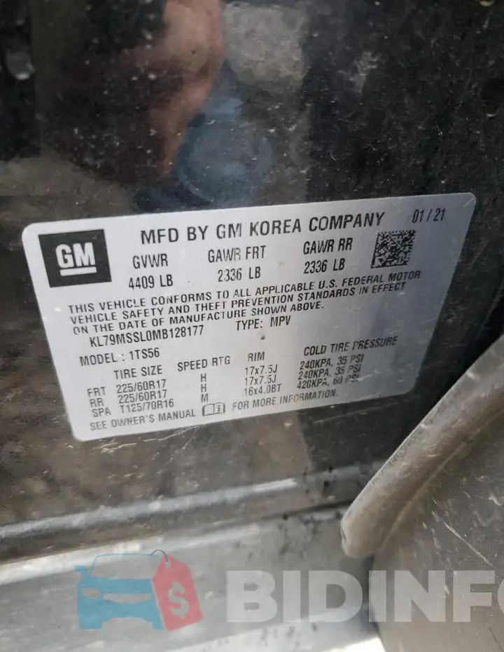 KL79MSSL0MB128177 Photo# 13