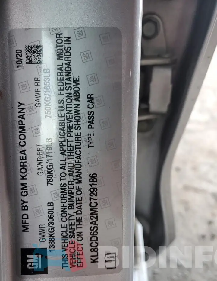KL8CD6SA2MC729186 Photo# 12