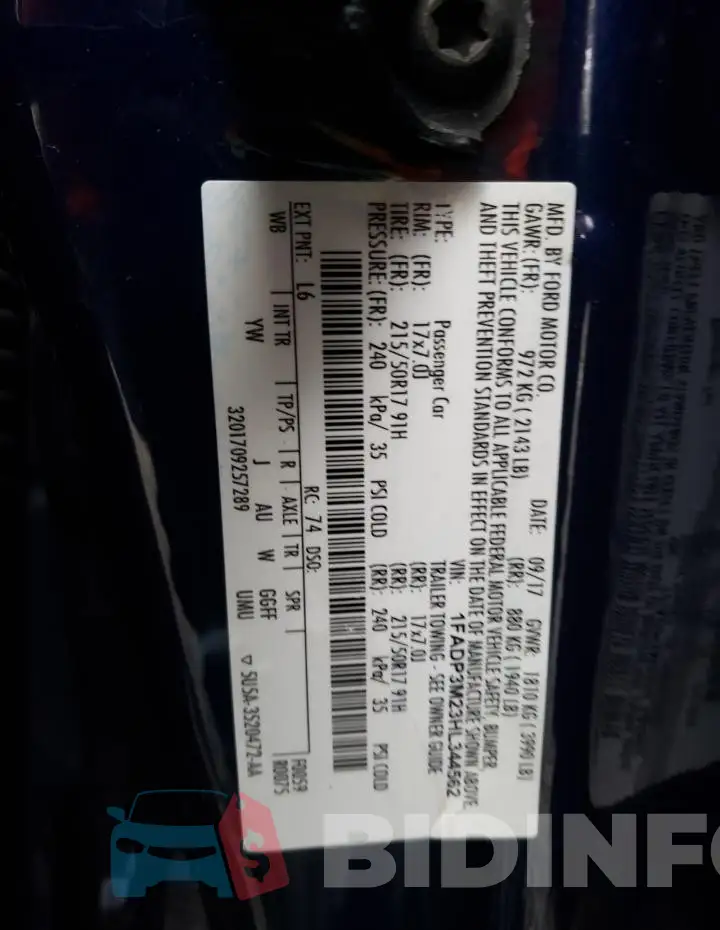 1FADP3M23HL344562 Photo# 12