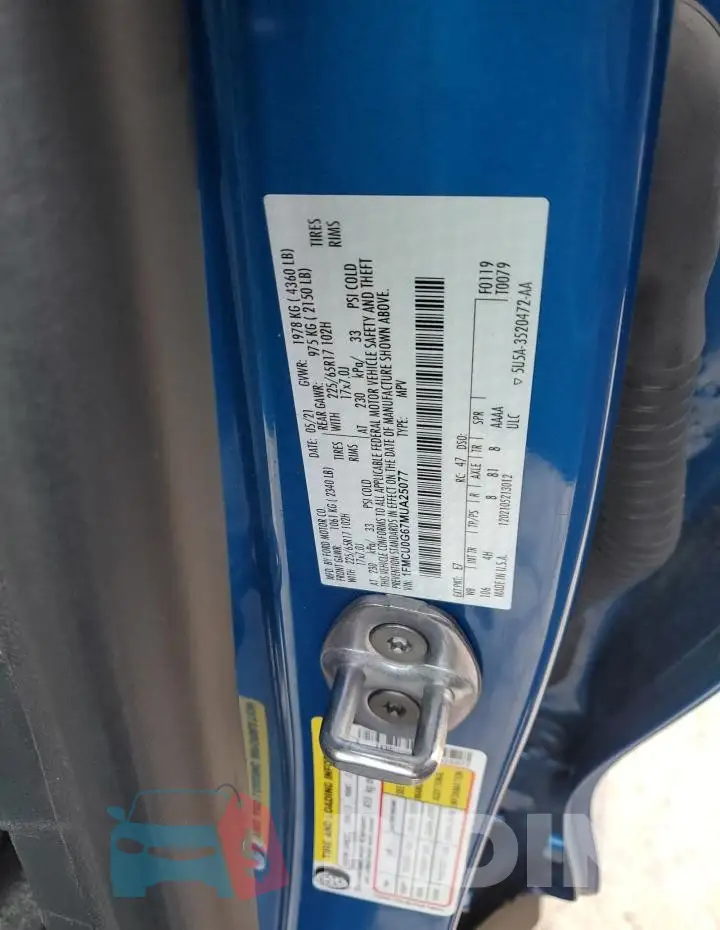 1FMCU0G67MUA25077 Photo# 12