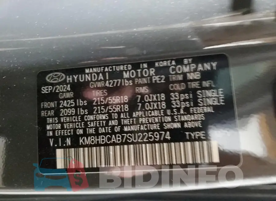 KM8HBCAB7SU225974 Photo# 13