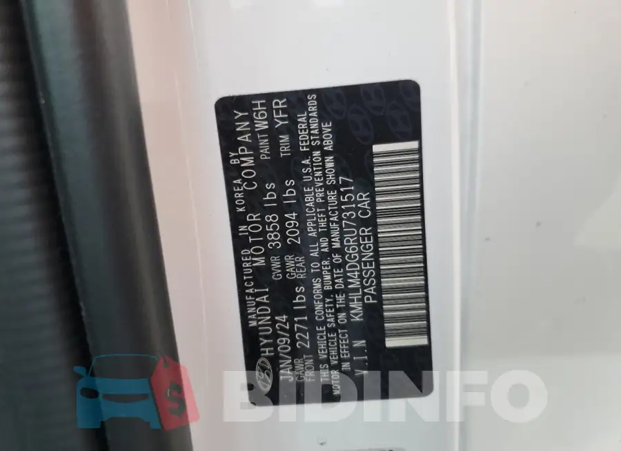 KMHLM4DG6RU731517 Photo# 12