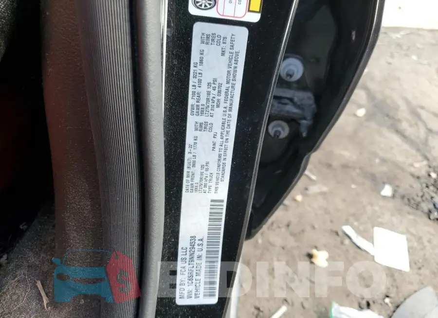 1C6SRFLT9NN294538 Photo# 12