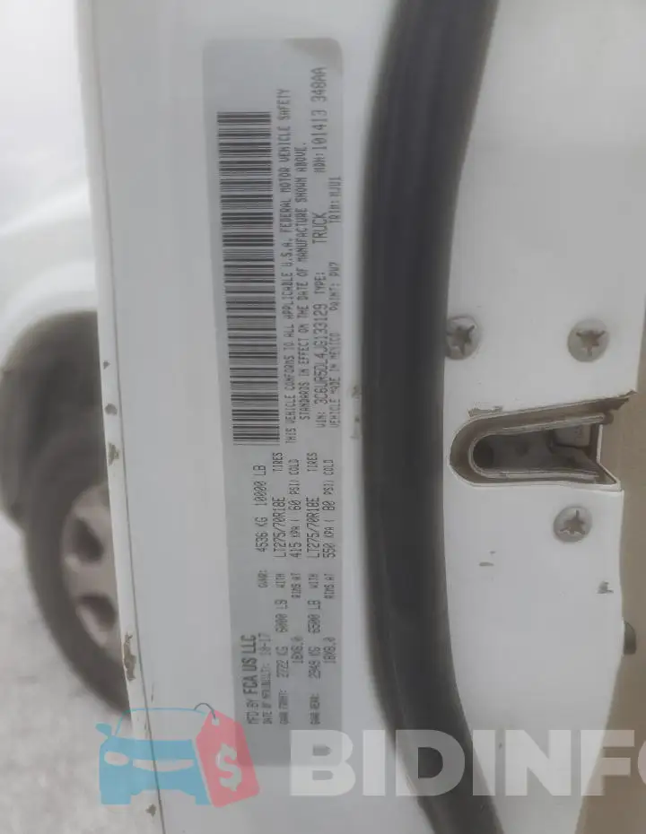 3C6UR5DL4JG133129 Photo# 12