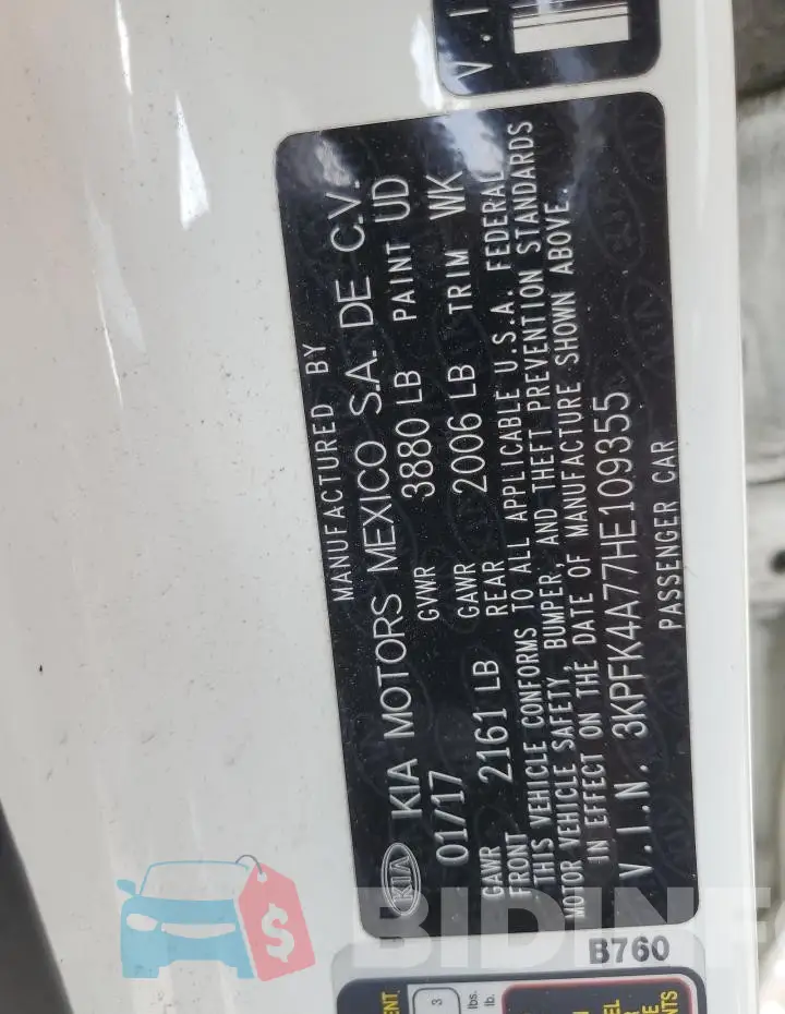 3KPFK4A77HE109355 Photo# 12