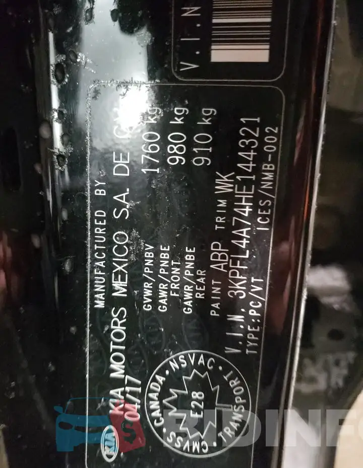 3KPFL4A74HE144321 Photo# 12