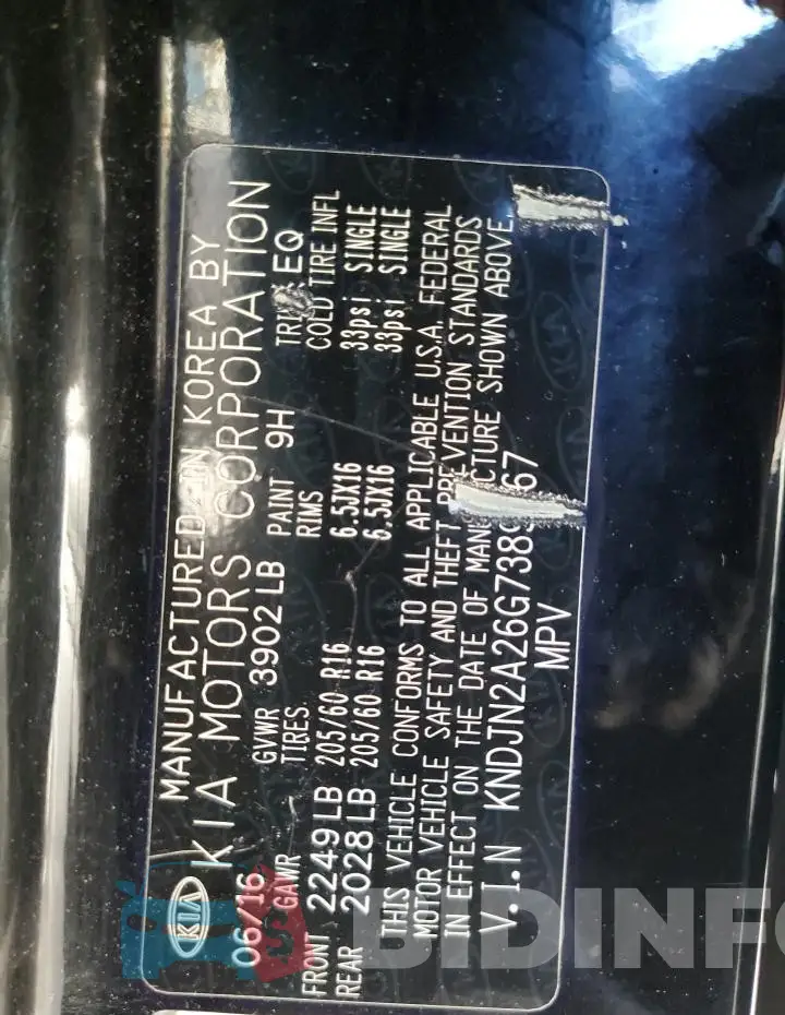 KNDJN2A26G7389567 Photo# 13