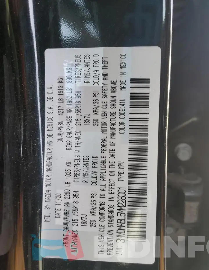 3MVDMABL5MM228001 Photo# 13