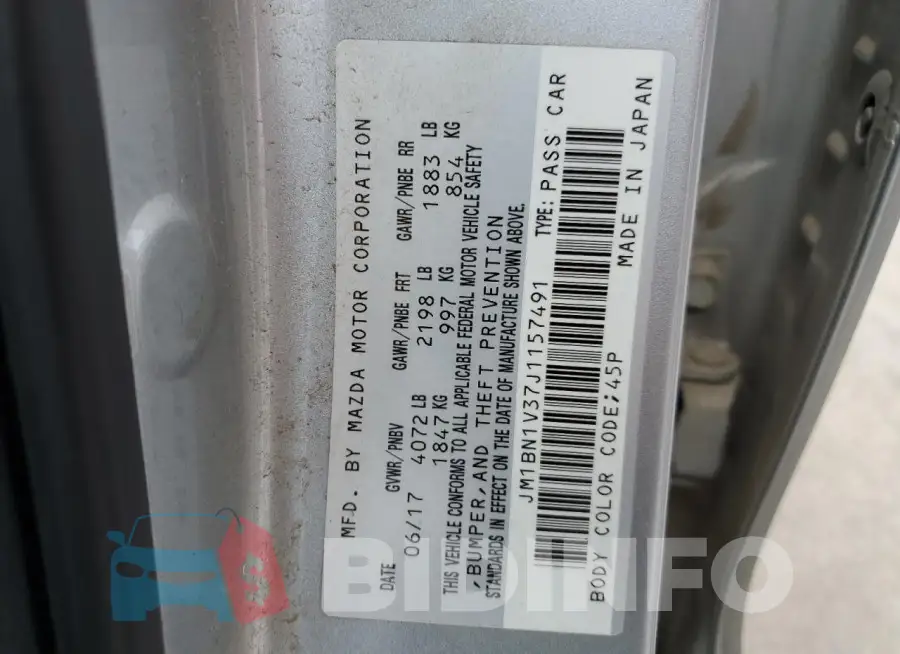 JM1BN1V37J1157491 Photo# 12