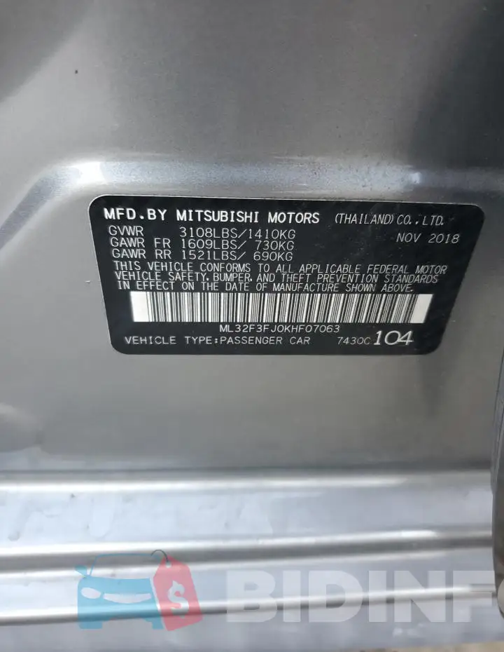 ML32F3FJ0KHF07063 Photo# 12