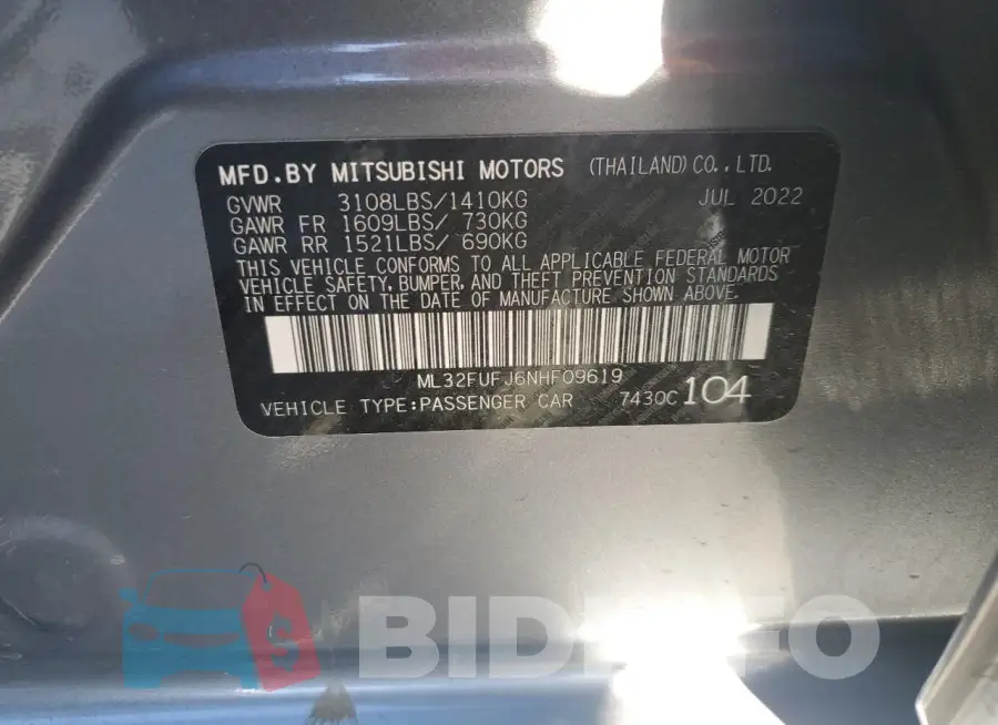 ML32FUFJ6NHF09619 Photo# 12