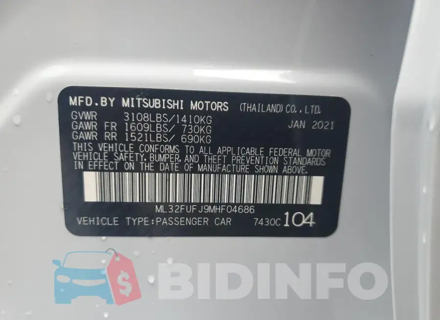 ML32FUFJ9MHF04686 Photo# 13