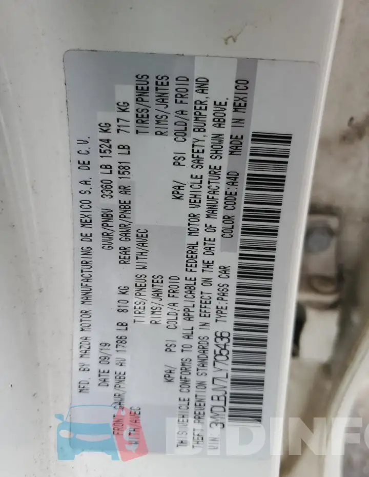 3MYDLBJV7LY705436 Photo# 13