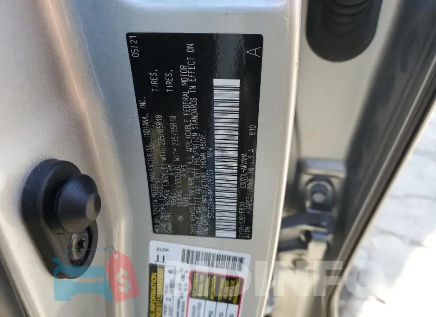 5TDZZRAH8MS529253 Photo# 13