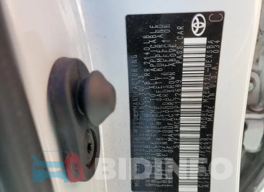 5YFS4MCE4RP172689 Photo# 12