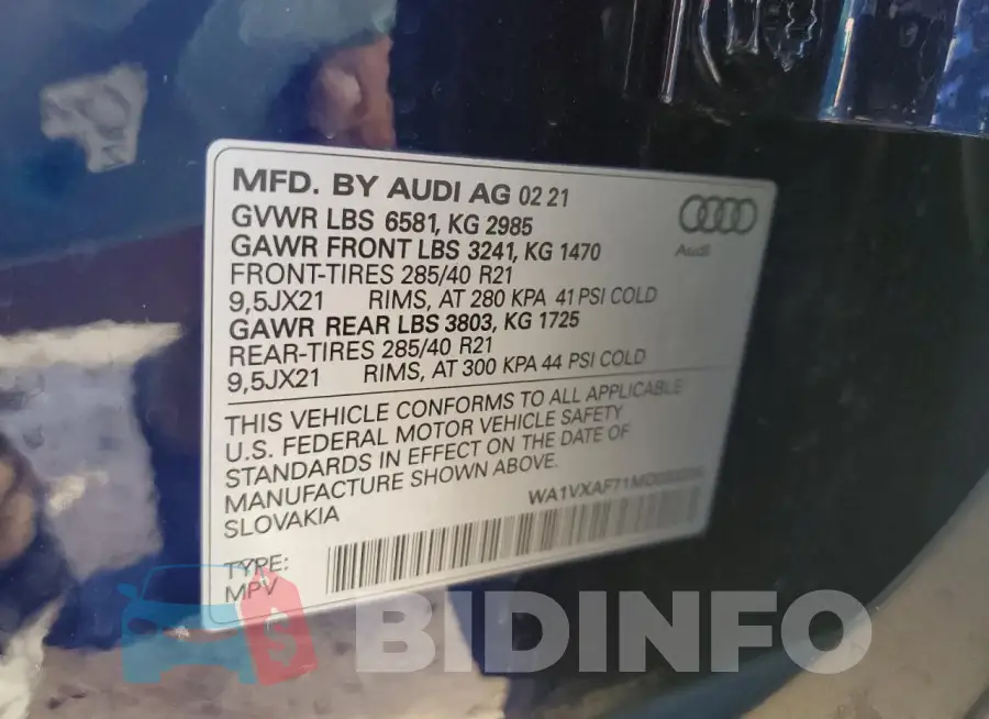 WA1VXAF71MD033206 Photo# 13