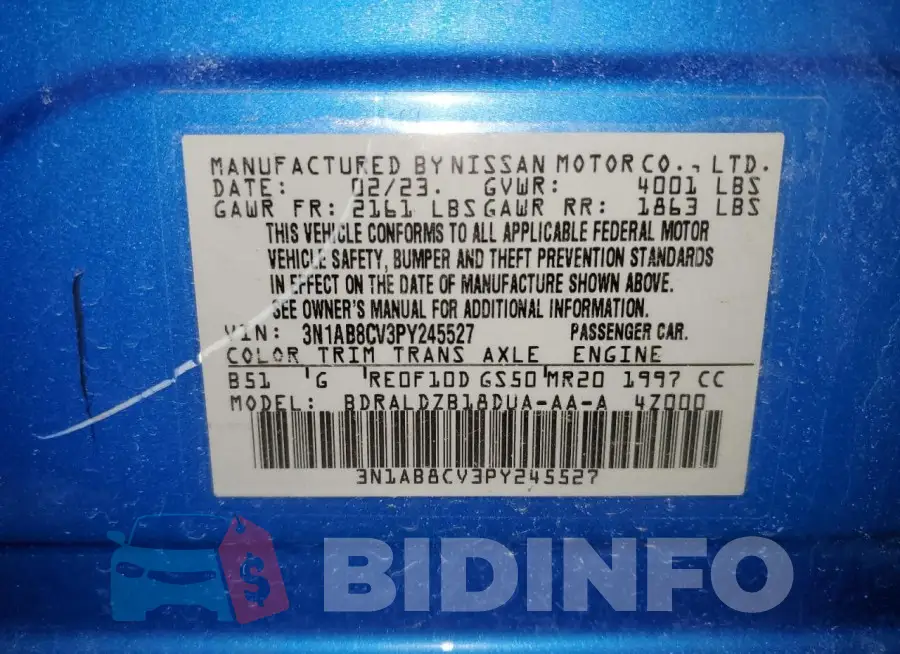 3N1AB8CV3PY245527 Photo# 12