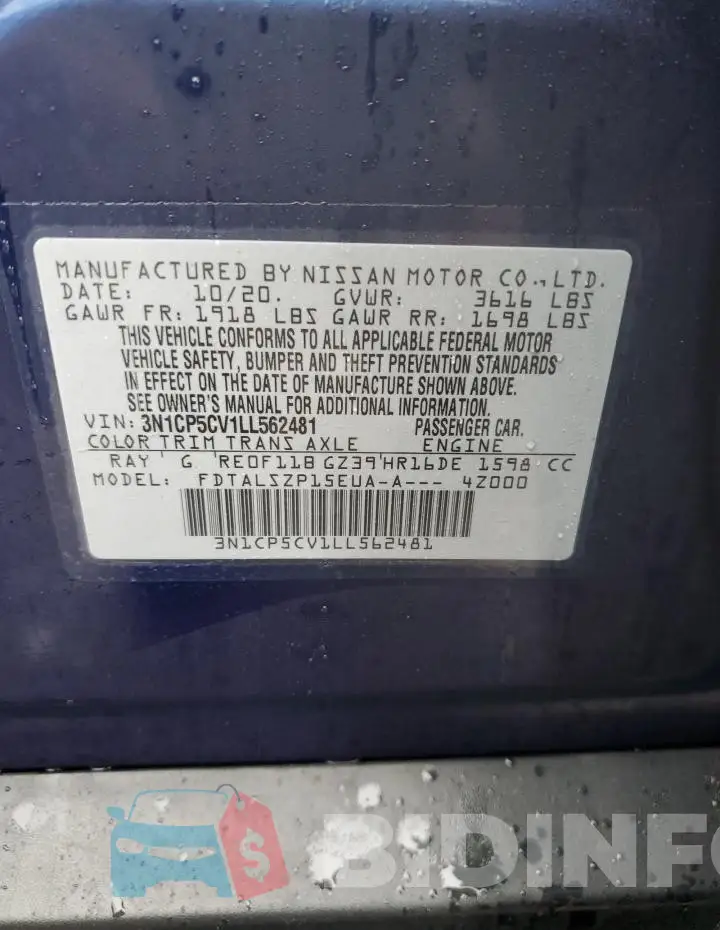 3N1CP5CV1LL562481 Photo# 13