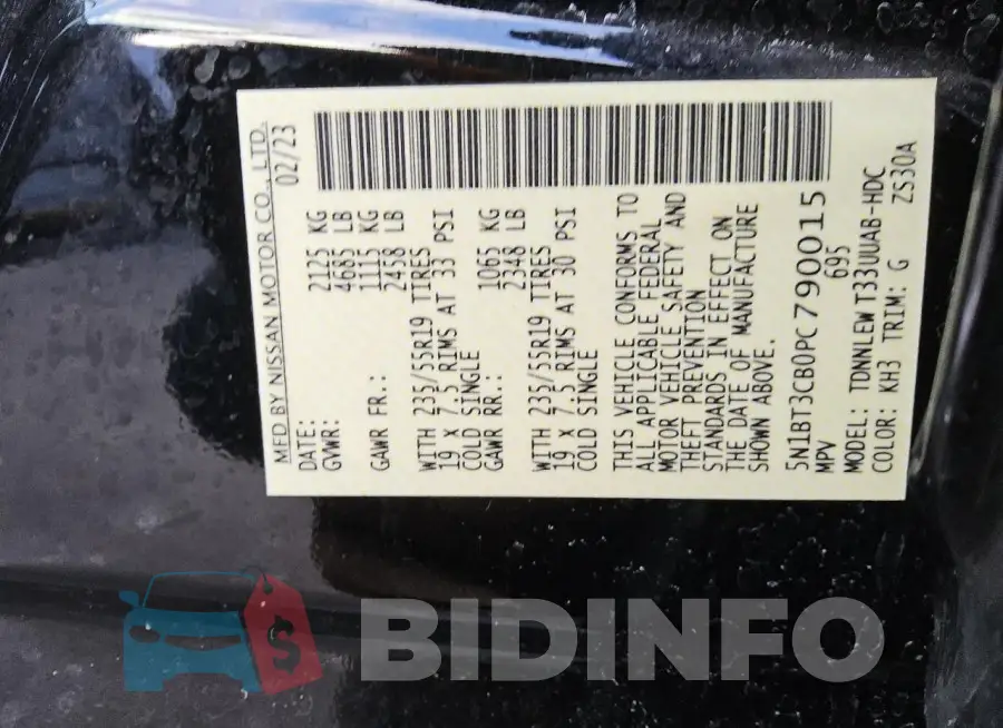 5N1BT3CB0PC790015 Photo# 14