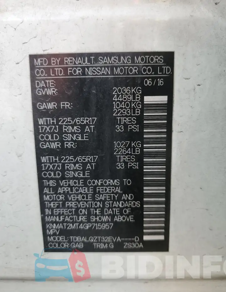 KNMAT2MT4GP715957 Photo# 13