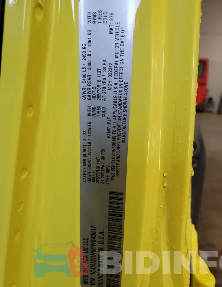1C4HJXDN9PW640617 Photo# 13