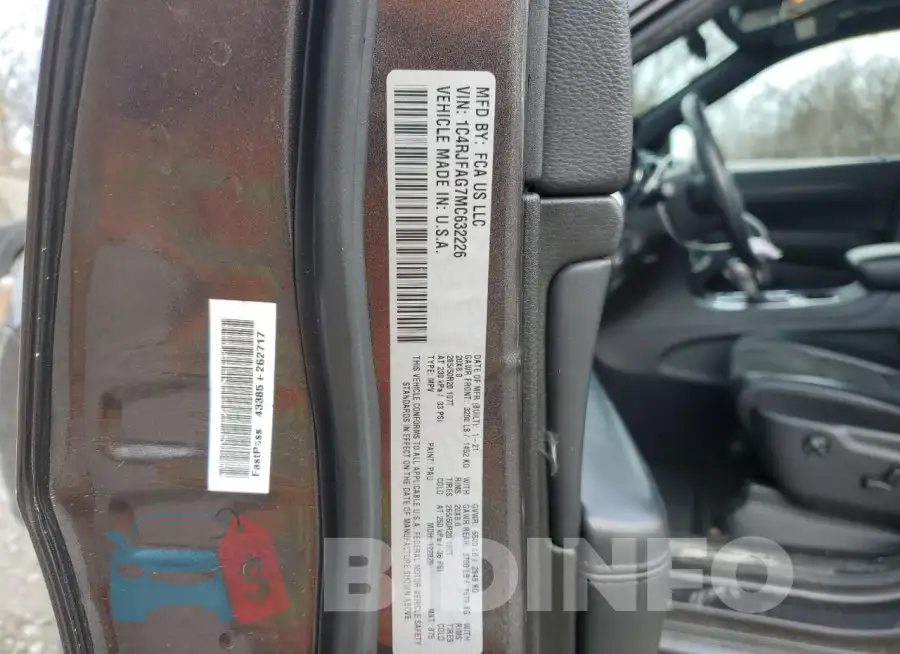 1C4RJFAG7MC632226 Photo# 13