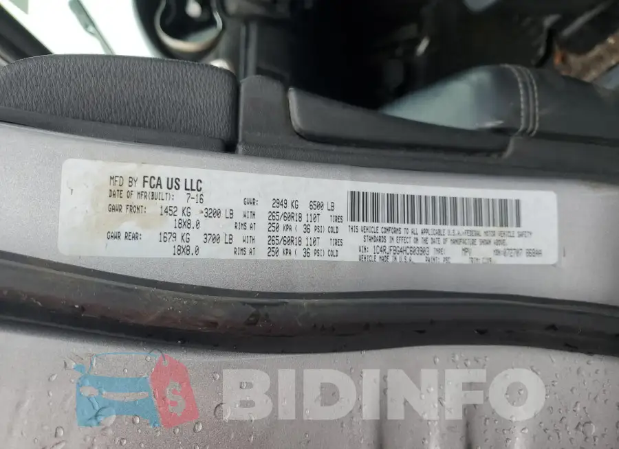 1C4RJFBG4HC603903 Photo# 13