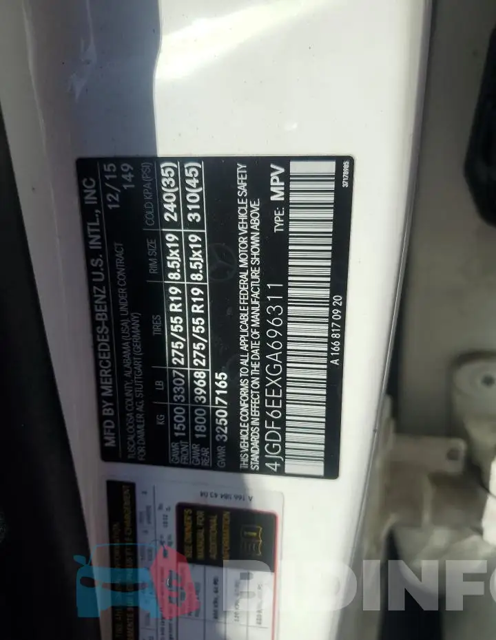 4JGDF6EEXGA696311 Photo# 14