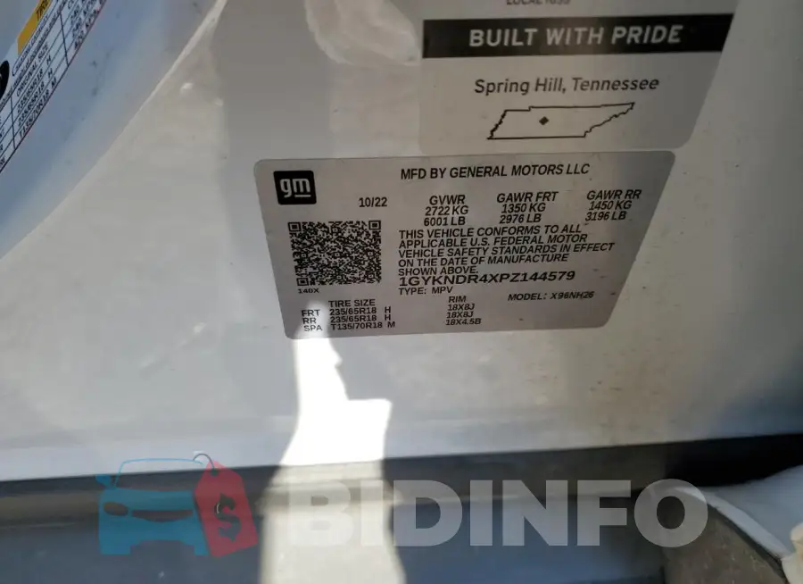 1GYKNDR4XPZ144579 Photo# 12
