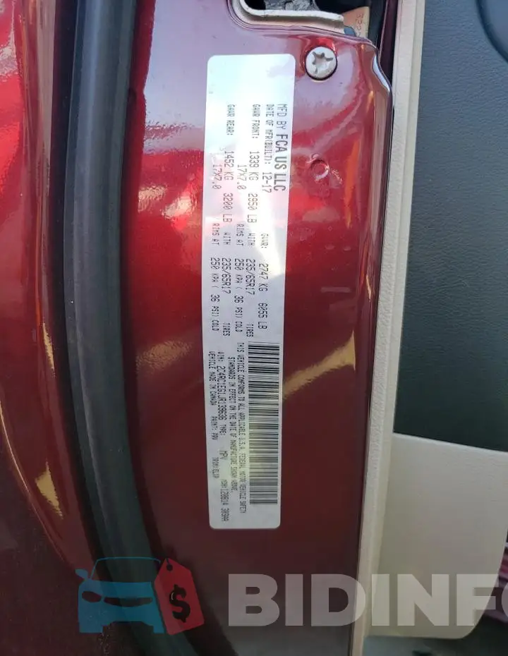 2C4RC1EG1JR139636 Photo# 12