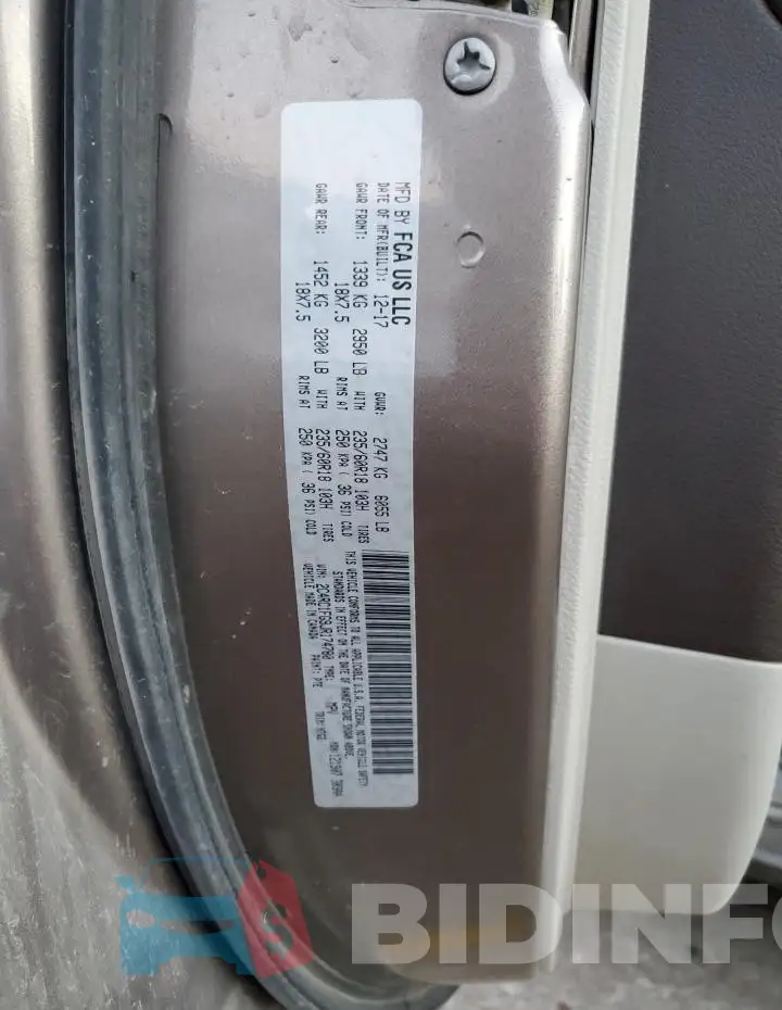 2C4RC1FG9JR174780 Photo# 13