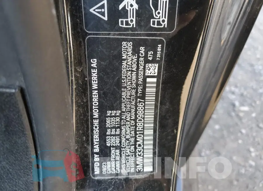 3MW33CM01R8D98867 Photo# 13