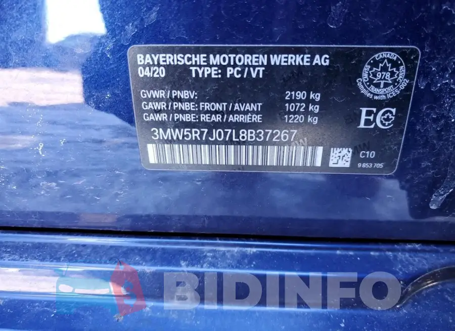 3MW5R7J07L8B37267 Photo# 12